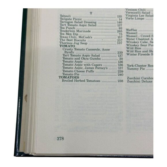 Southern Elegance Green Spiral-Bound Cookbook With Floral Cover & Recipes 1987 - Picture 4 of 15